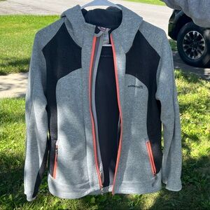Women’s Gray and Black Softshell Jacket